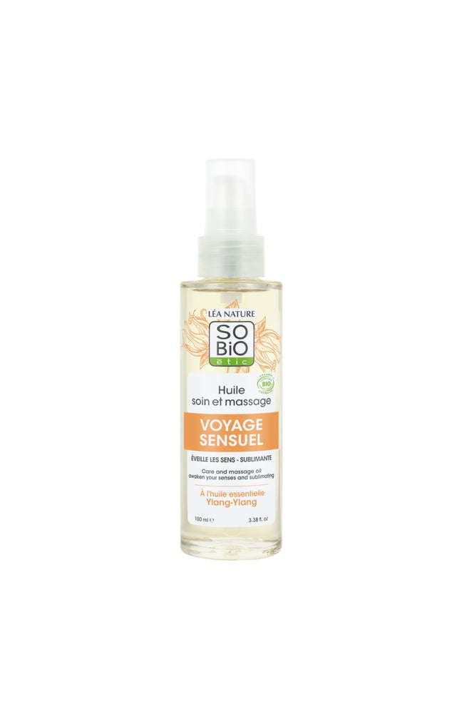 Huile de soin & massage - Voyage sensuel - 100 ml