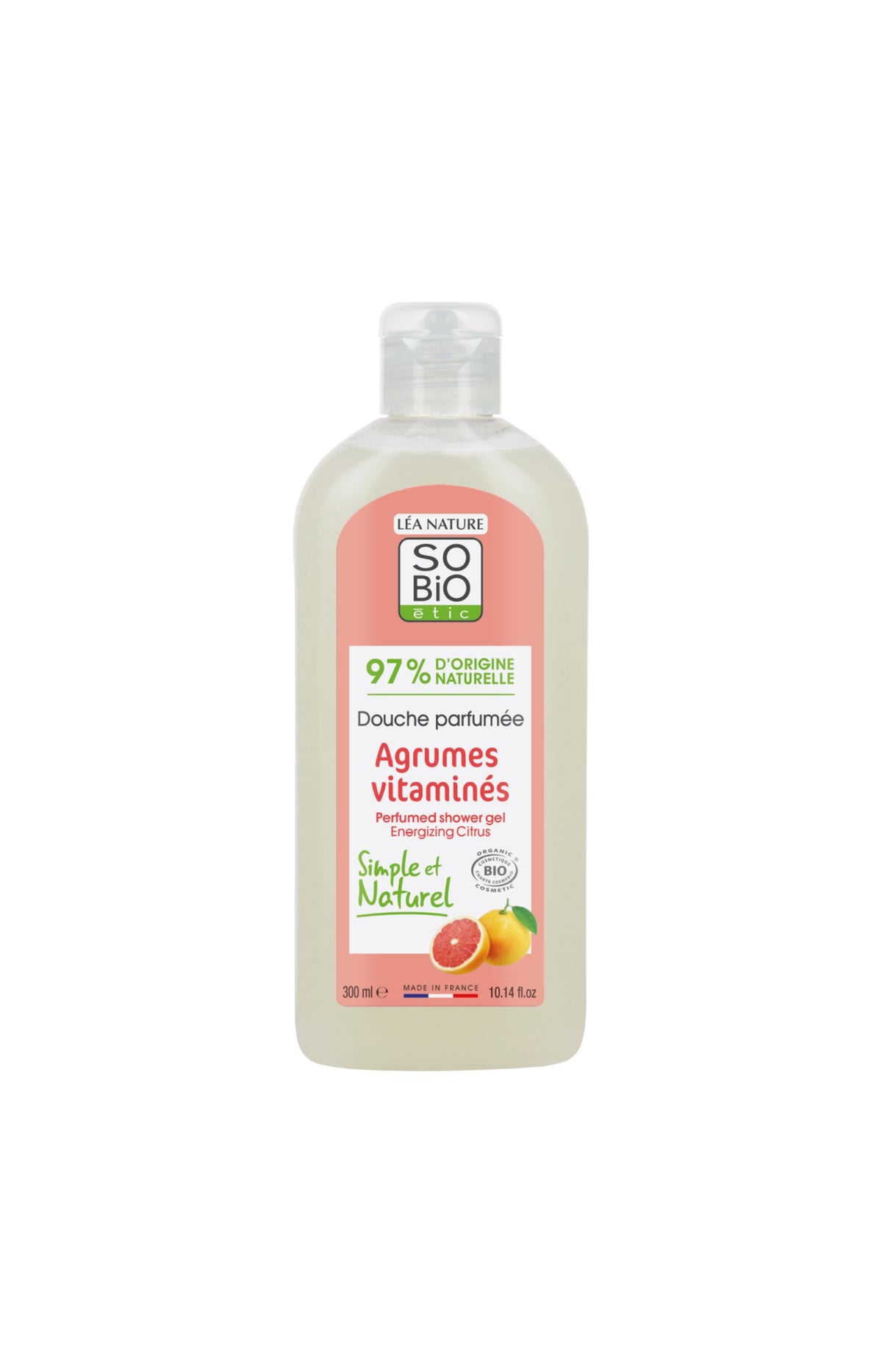 Gel douche parfumée - Agrumes Vitaminés - 300 ml