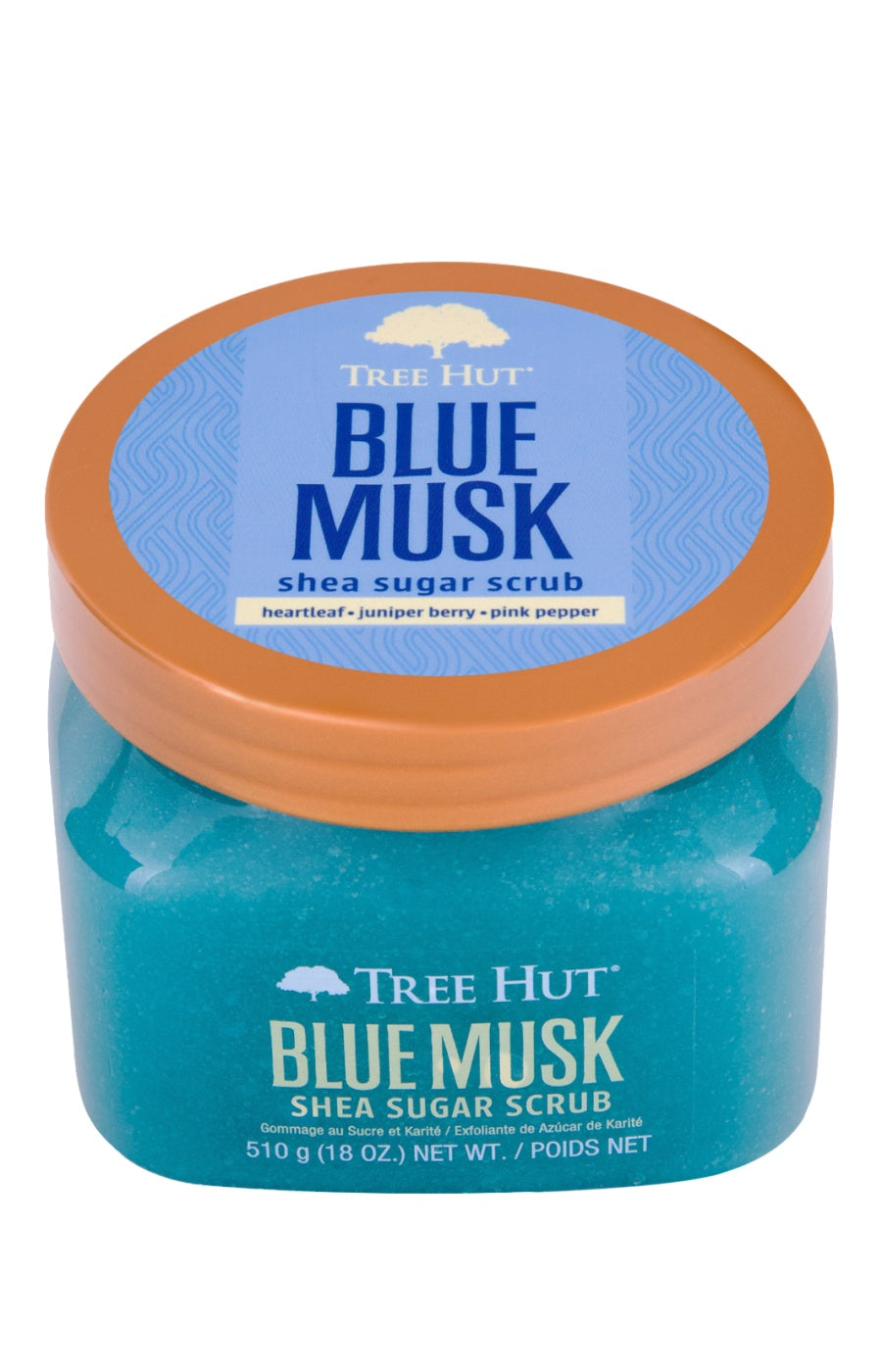 Gommage corps sucre & karité - Blue Musk - 510g