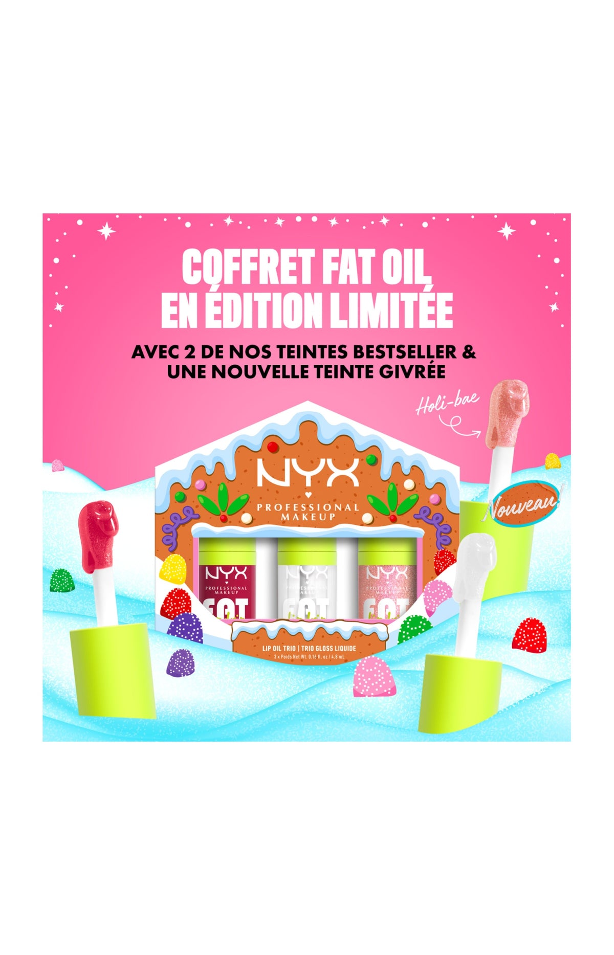 Coffret huiles à lèvres - Fat Oil - 3 produits