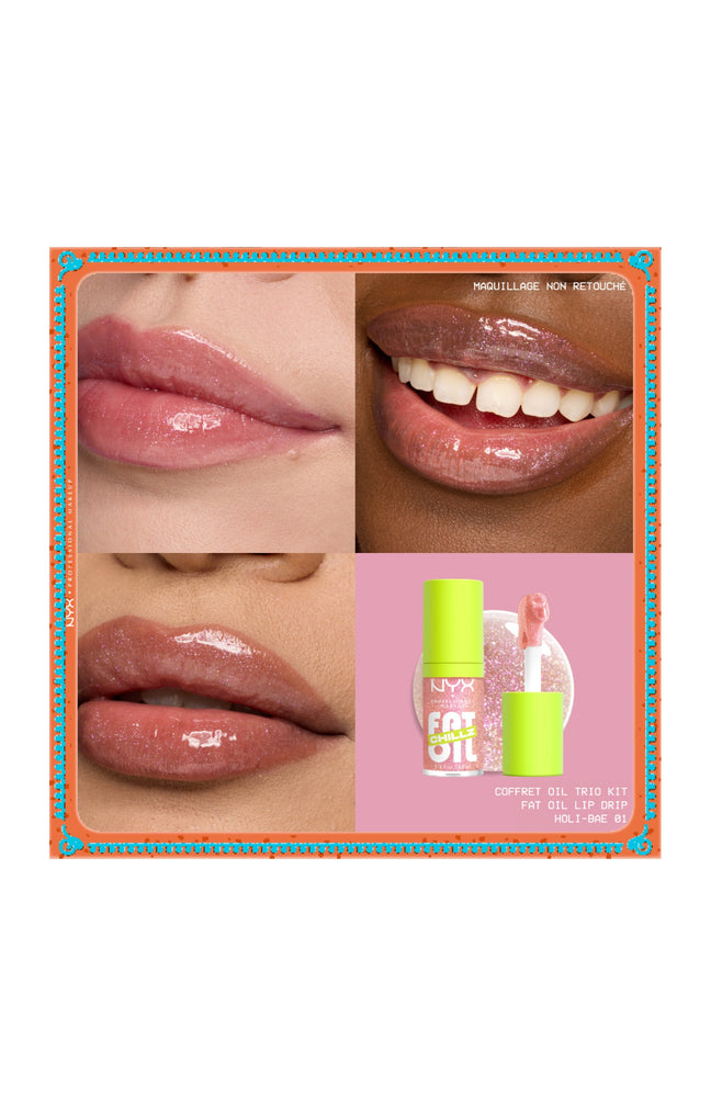 Coffret huiles à lèvres - Fat Oil - 3 produits