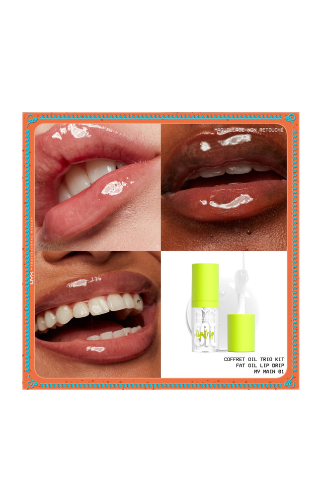 Coffret huiles à lèvres - Fat Oil - 3 produits