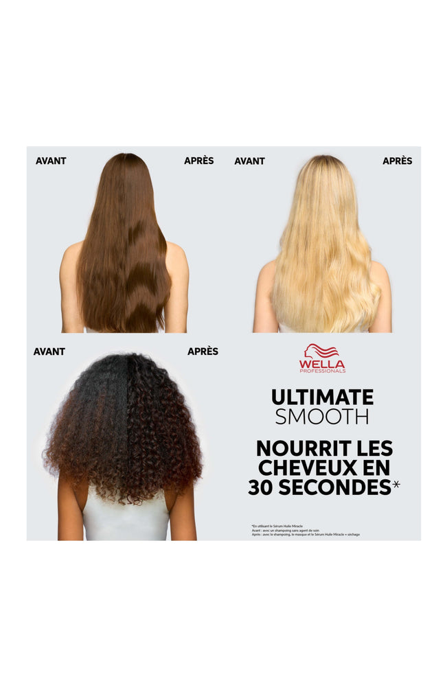 Masque nourrissant - Ultimate Smooth - Cheveux secs, ternes ou frisés