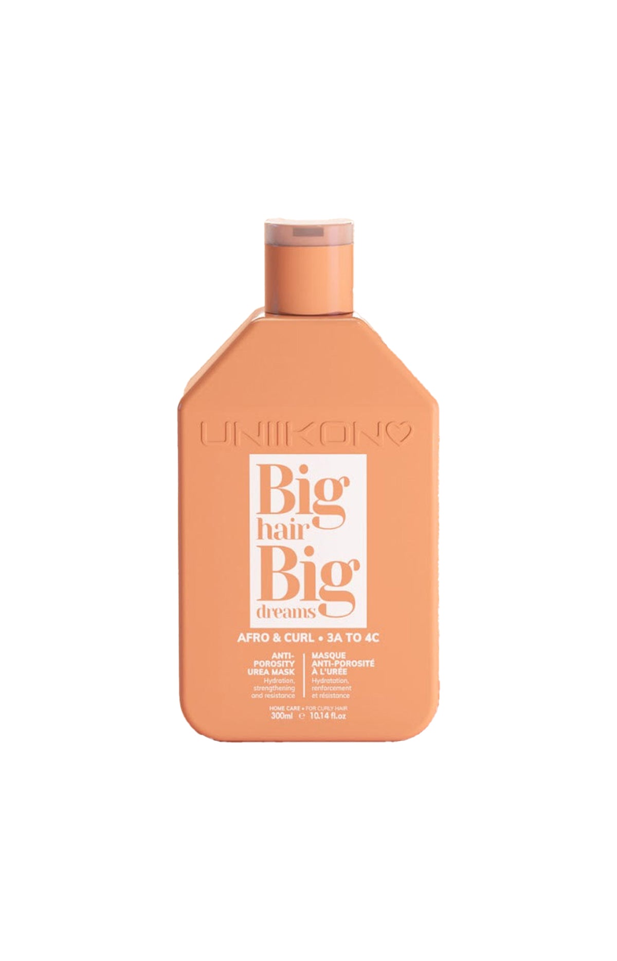 Masque anti-porosité - Afro and Curl 3A to 4C - Cheveux bouclés ou crépus - 300 ml