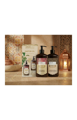 Coffret shampoing & après-shampoing - Huile de ricin - 2 x 400 ml
