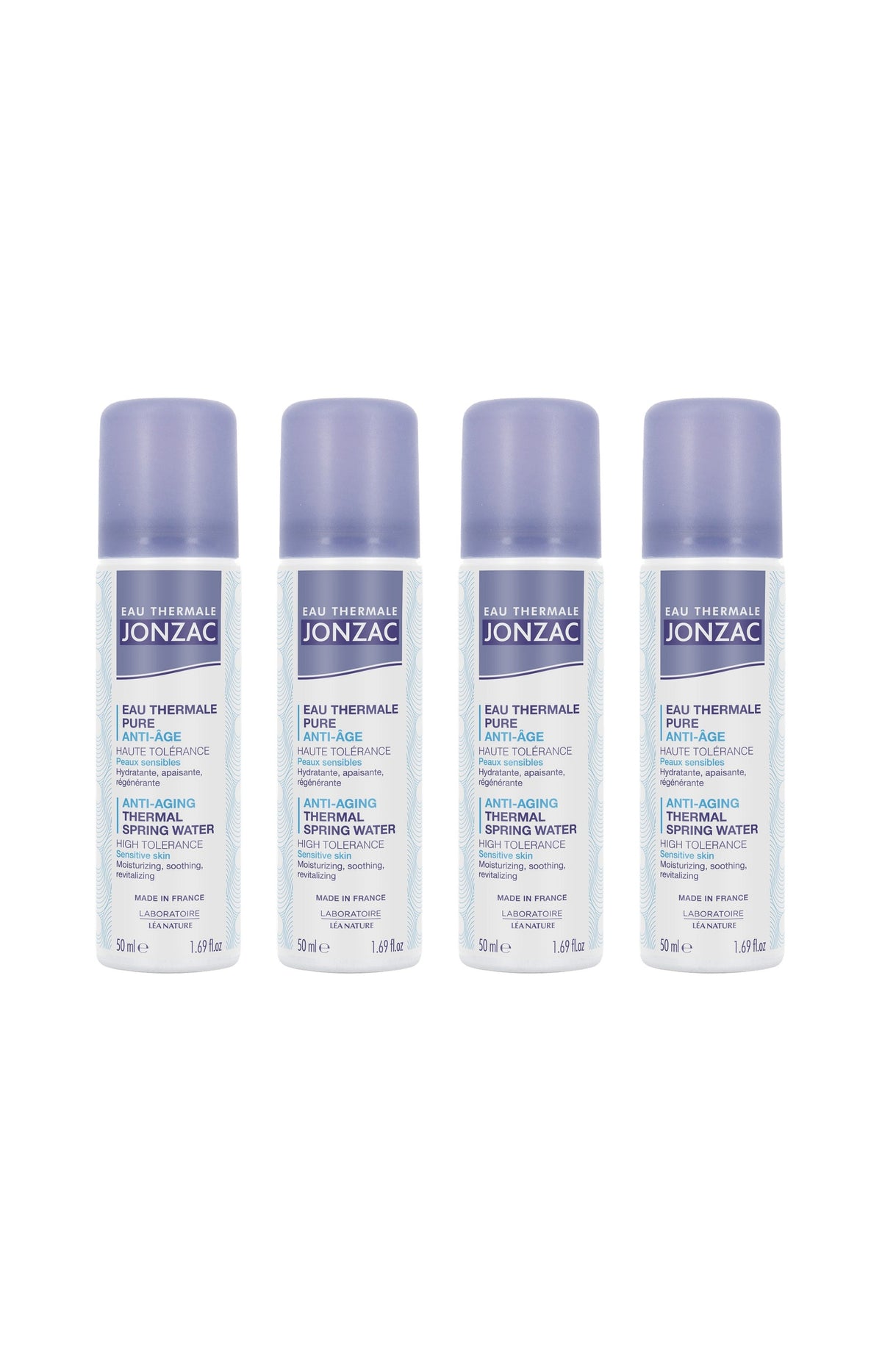 Brumisateurs - Eau thermale de Jonzac - Visage - 4 x 50 ml