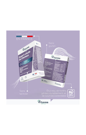 Cure anti-chute de cheveux - Cheveux de Vénus & biotine - 3 mois
