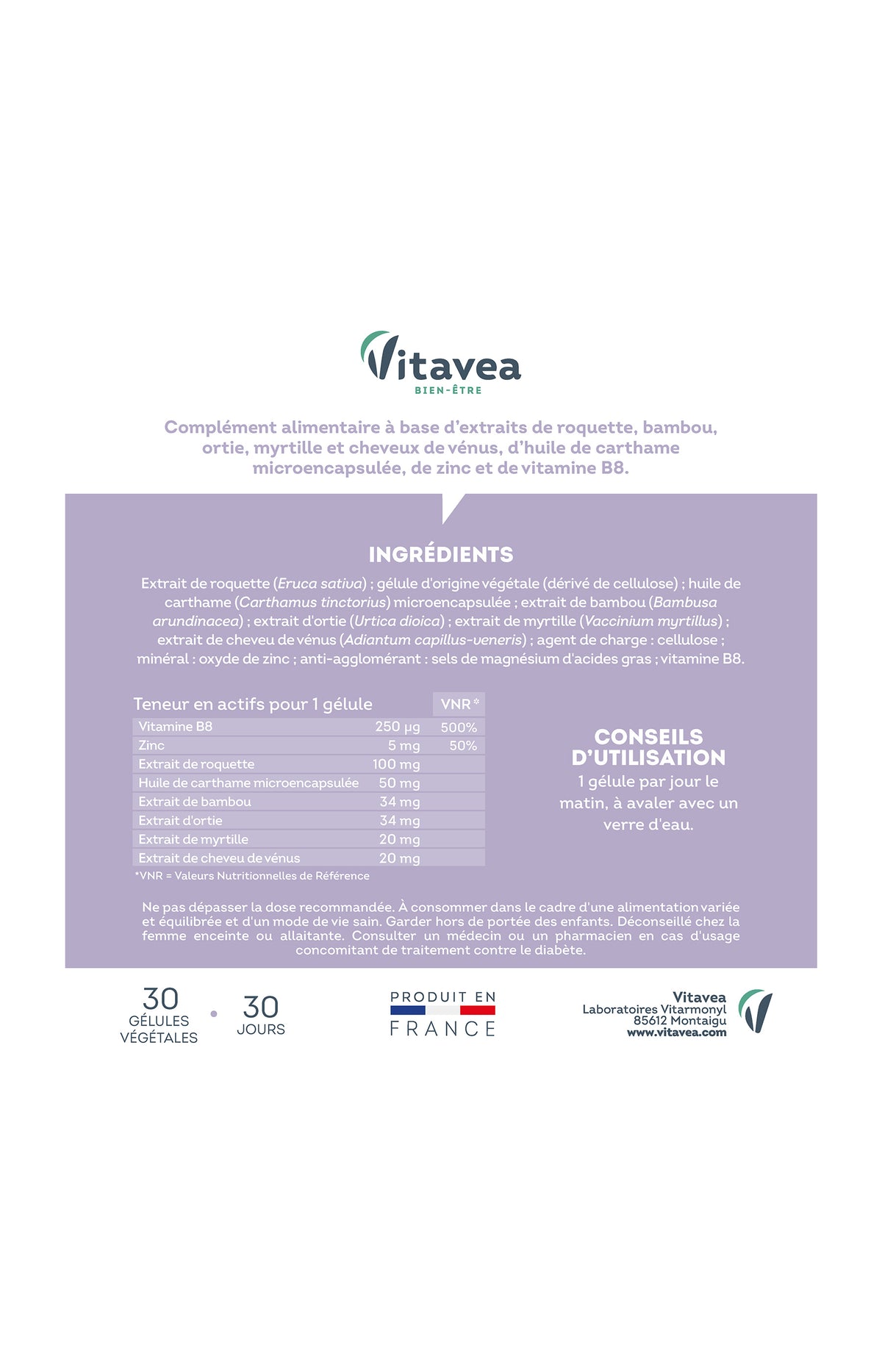 Cure anti-chute de cheveux - Cheveux de Vénus & biotine - 3 mois