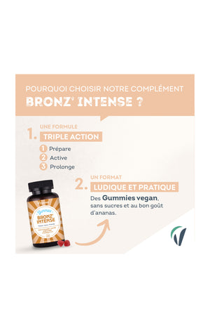 Gummies - Bronz'Intense - Ananas - 20 jours