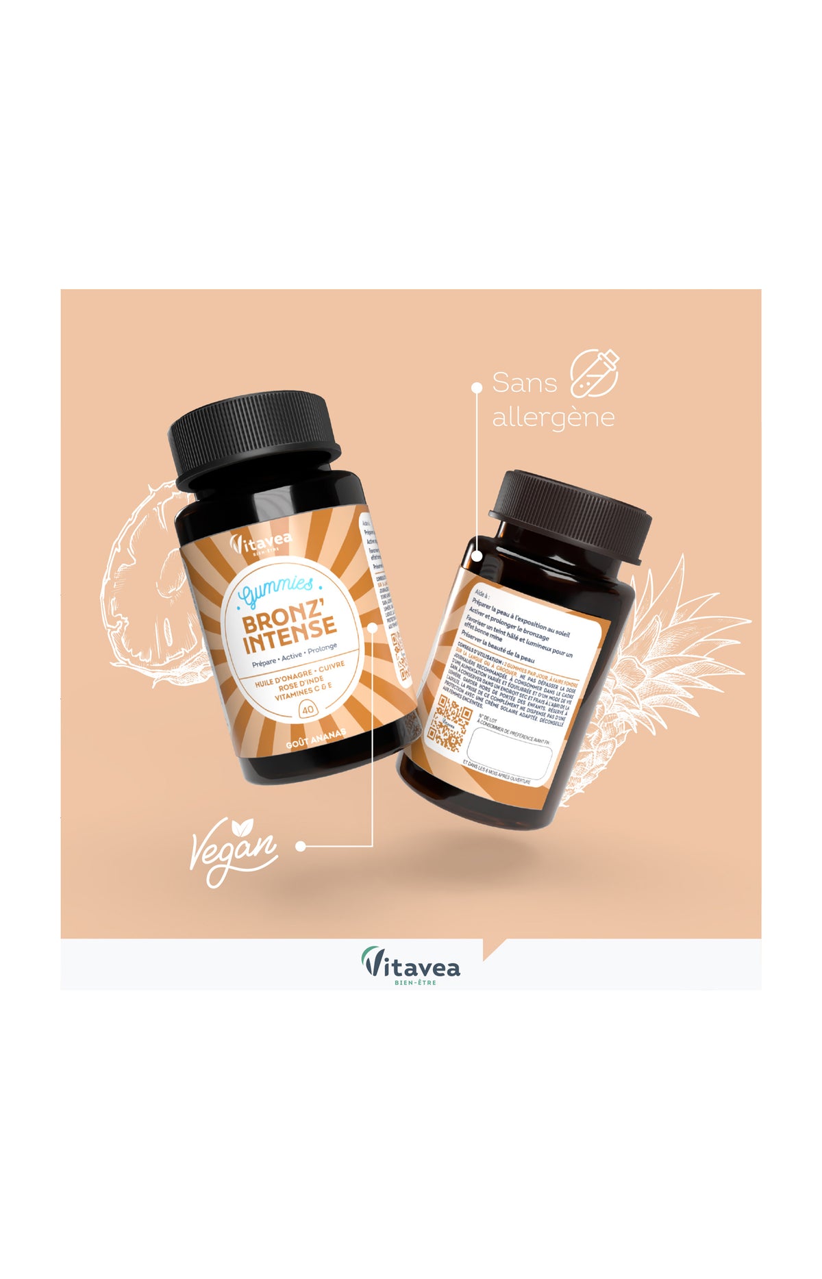 Gummies - Bronz'Intense - Ananas - 20 jours
