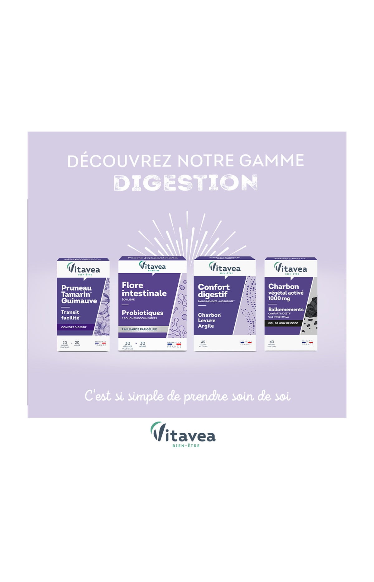 Cure flore intestinale - Suprabiotique 5 souches - 3 mois