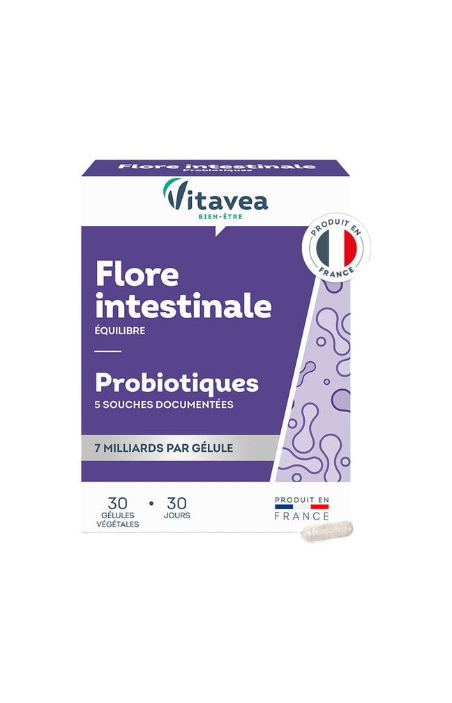 Cure flore intestinale - Suprabiotique 5 souches - 1 mois