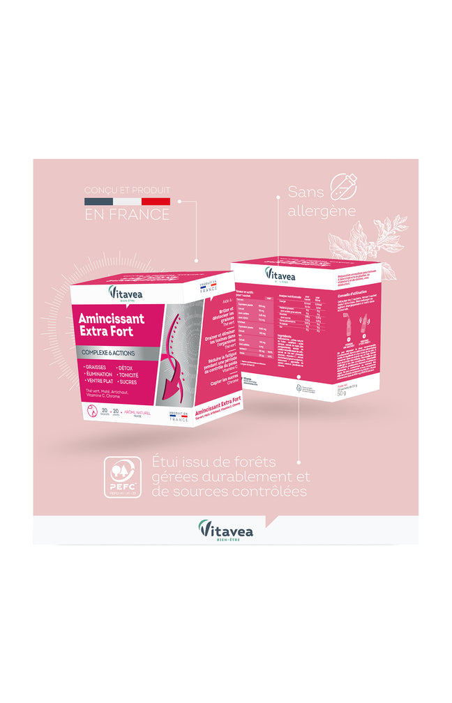 Cure amincissante - Extra Fort - Fraise - 20 jours