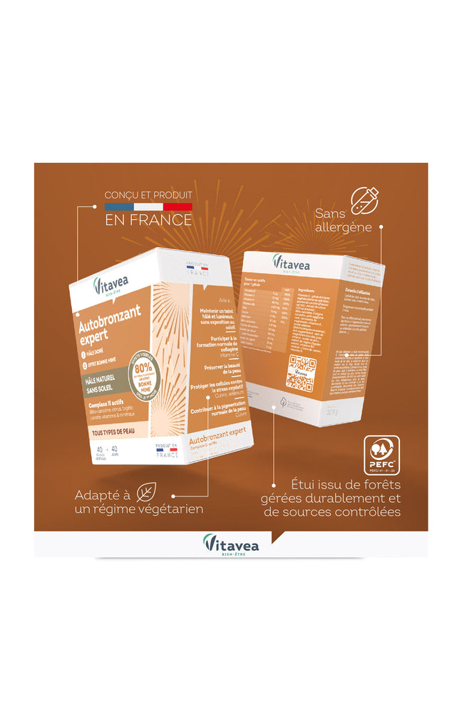 Cure autobronzante experte - Peau sublimée - 40 jours