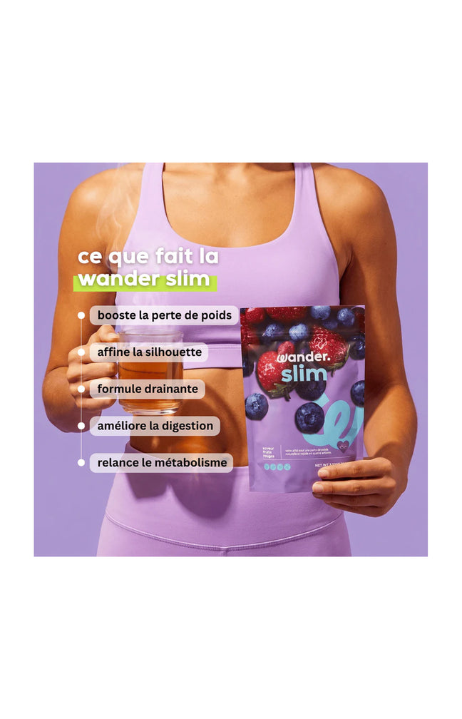 Cure minceur naturelle - Wander Slim - Fruits rouges - 100g