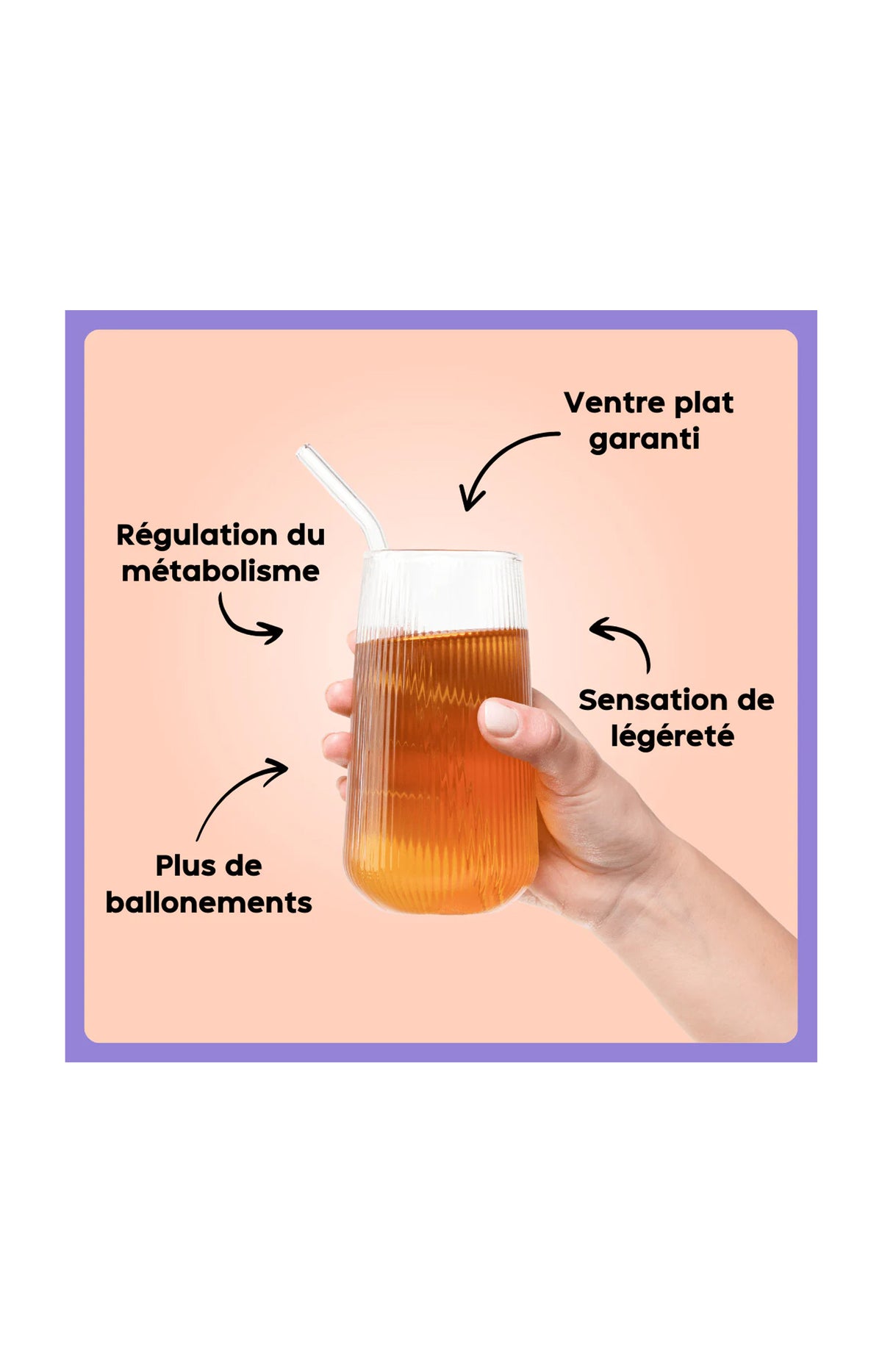Cure drainante naturelle - Queues de cerises - Pêche - 100 g