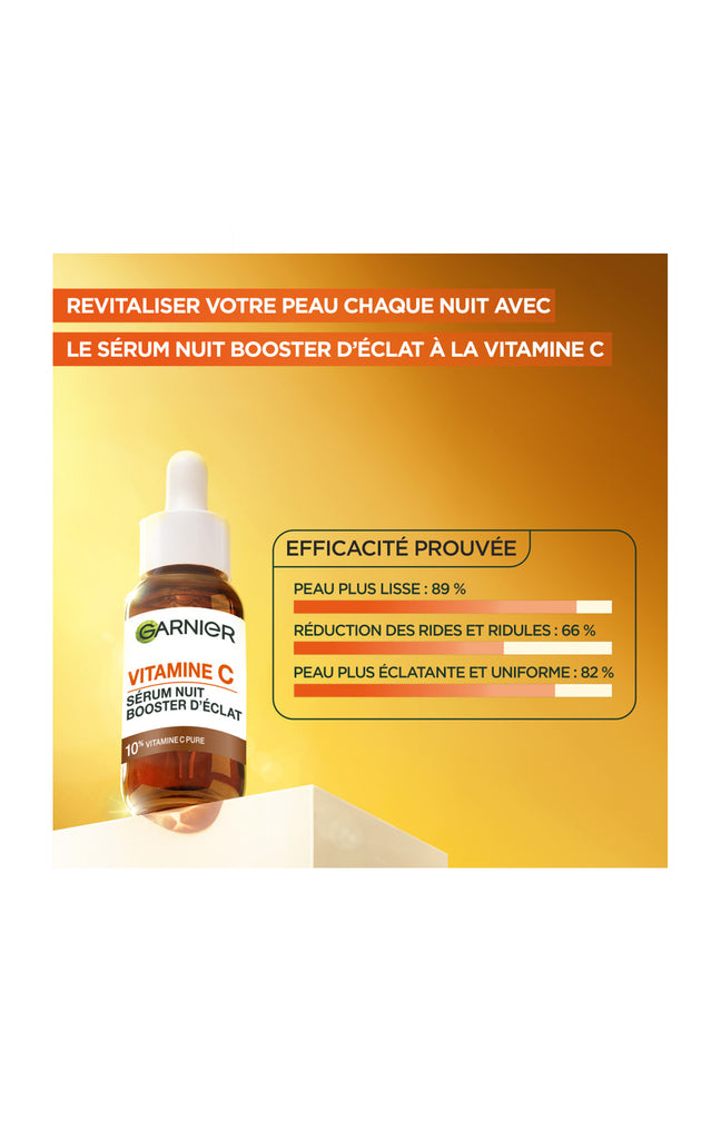 Sérum de nuit éclat - Vitamine C - Visage