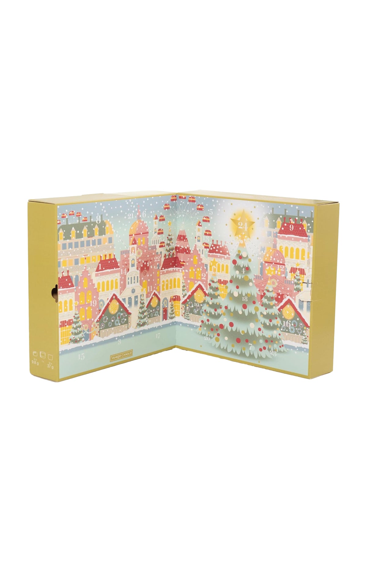 Calendrier de l'Avent - Bougies votives & lumignons - 24 produits