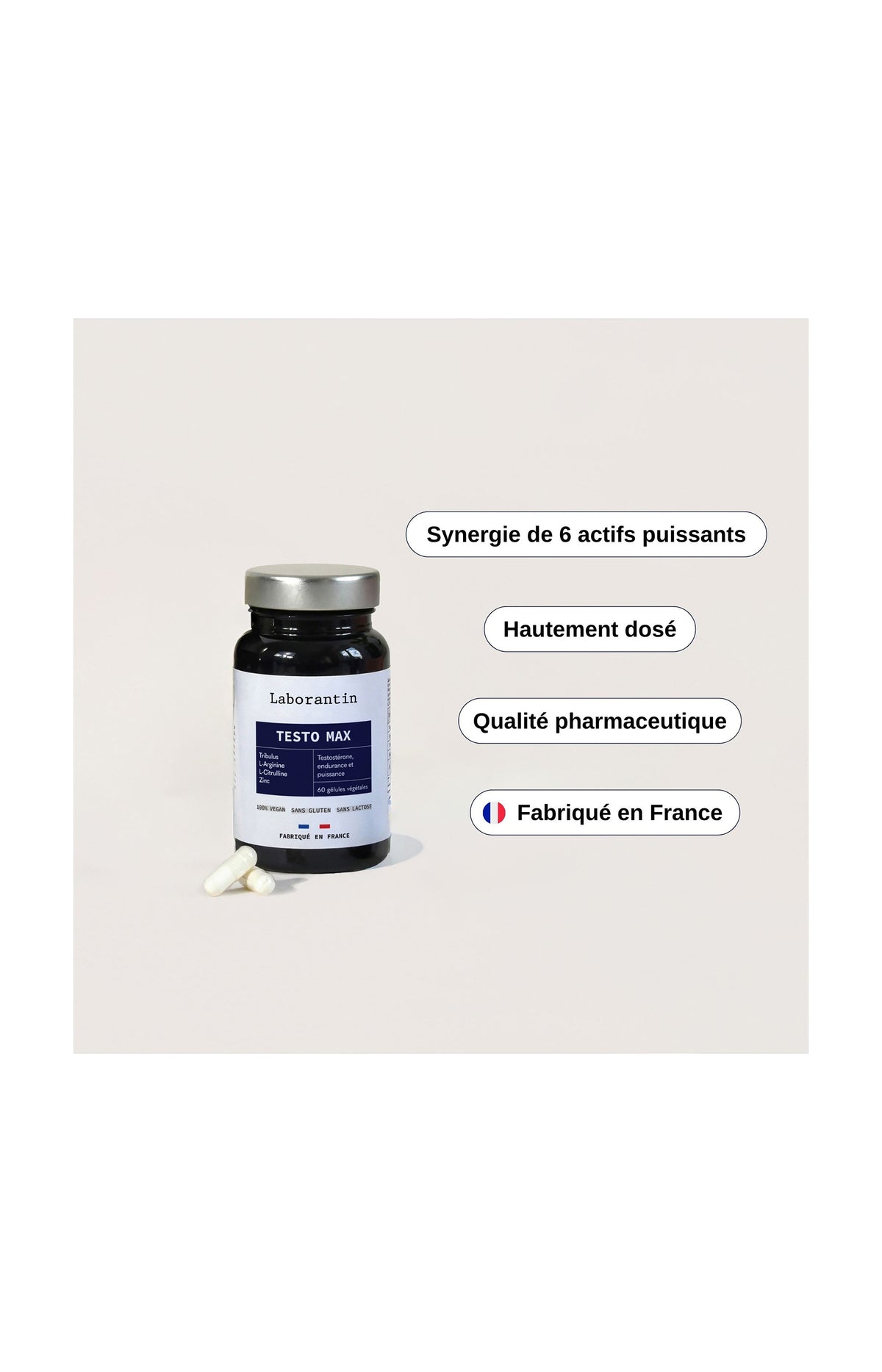 Testo Max - Homme - 1 mois