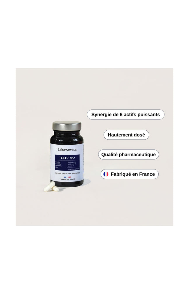 Testo Max - Homme - 1 mois