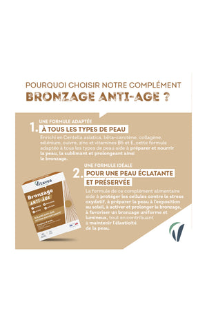 Cure anti-âge & bronzage - Vitamines & minéraux - 40 jours