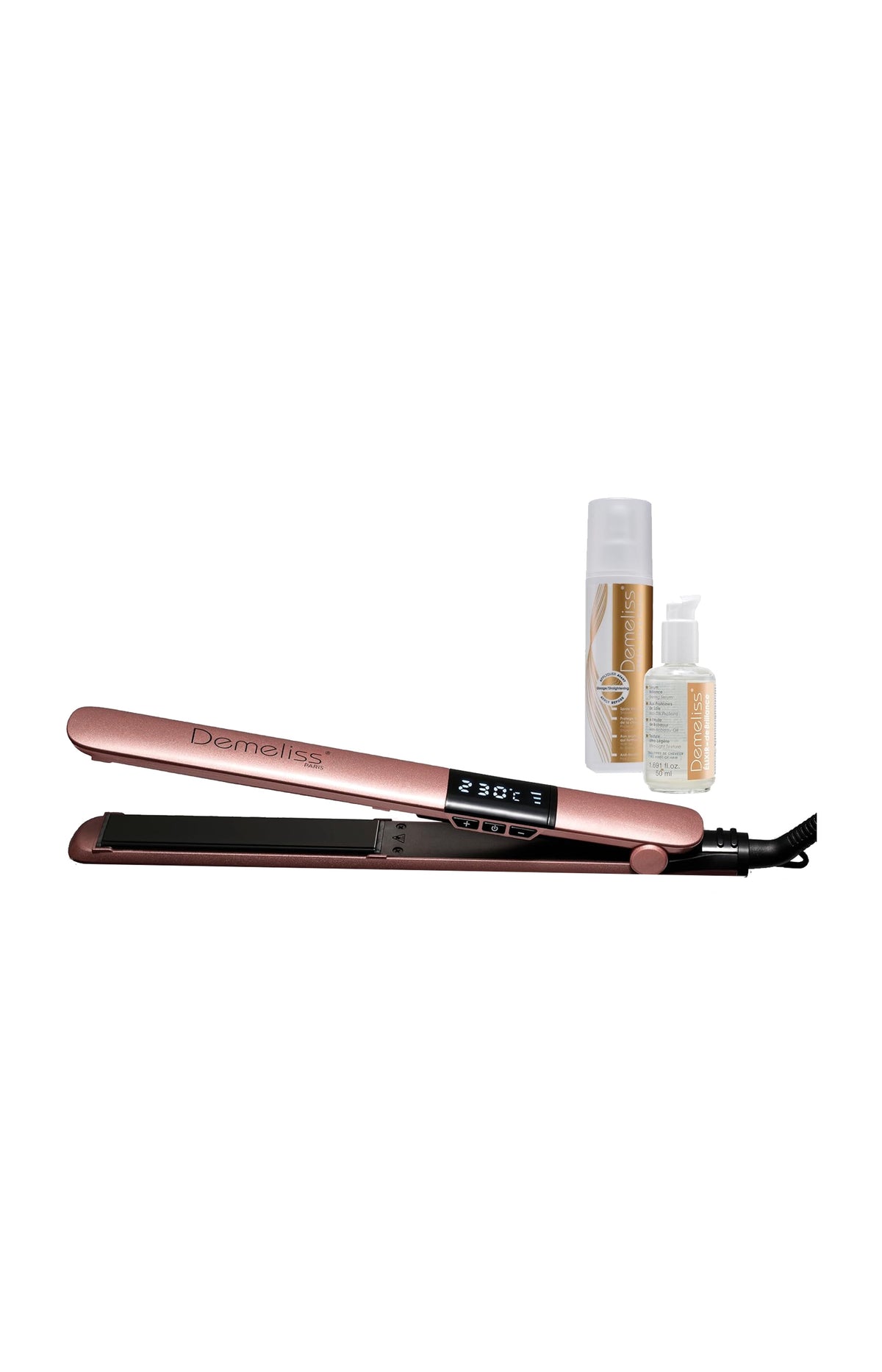 Coffret lisseur & soins protecteurs - Gold Love - 3 produits