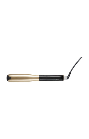 Lisseur vapeur professionnel - Plaques titanium - 230°C - Doré