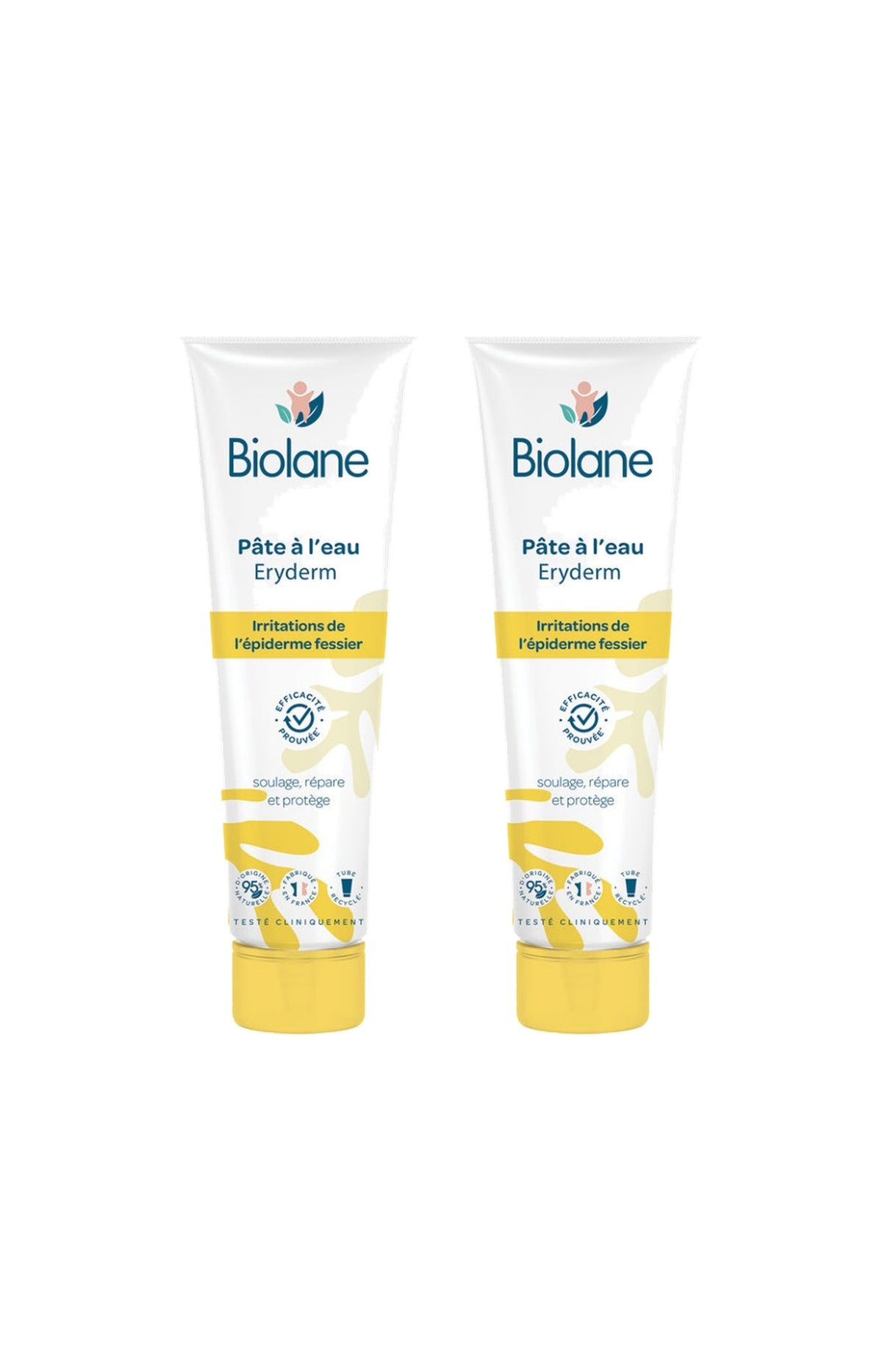 Pâtes à l'eau Eryderm® - Corps - Bébé - 2 x 75 ml