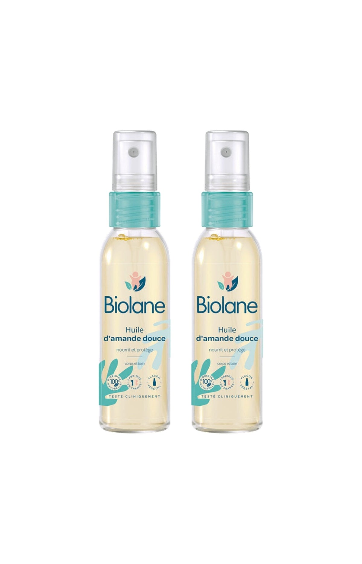 Huiles d'amande douce - Corps - Bébé - 2 x 75 ml