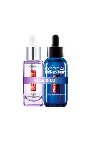 2 sérums hydratants - Acide hyaluronique - Peaux mixtes à grasses - 30 ml