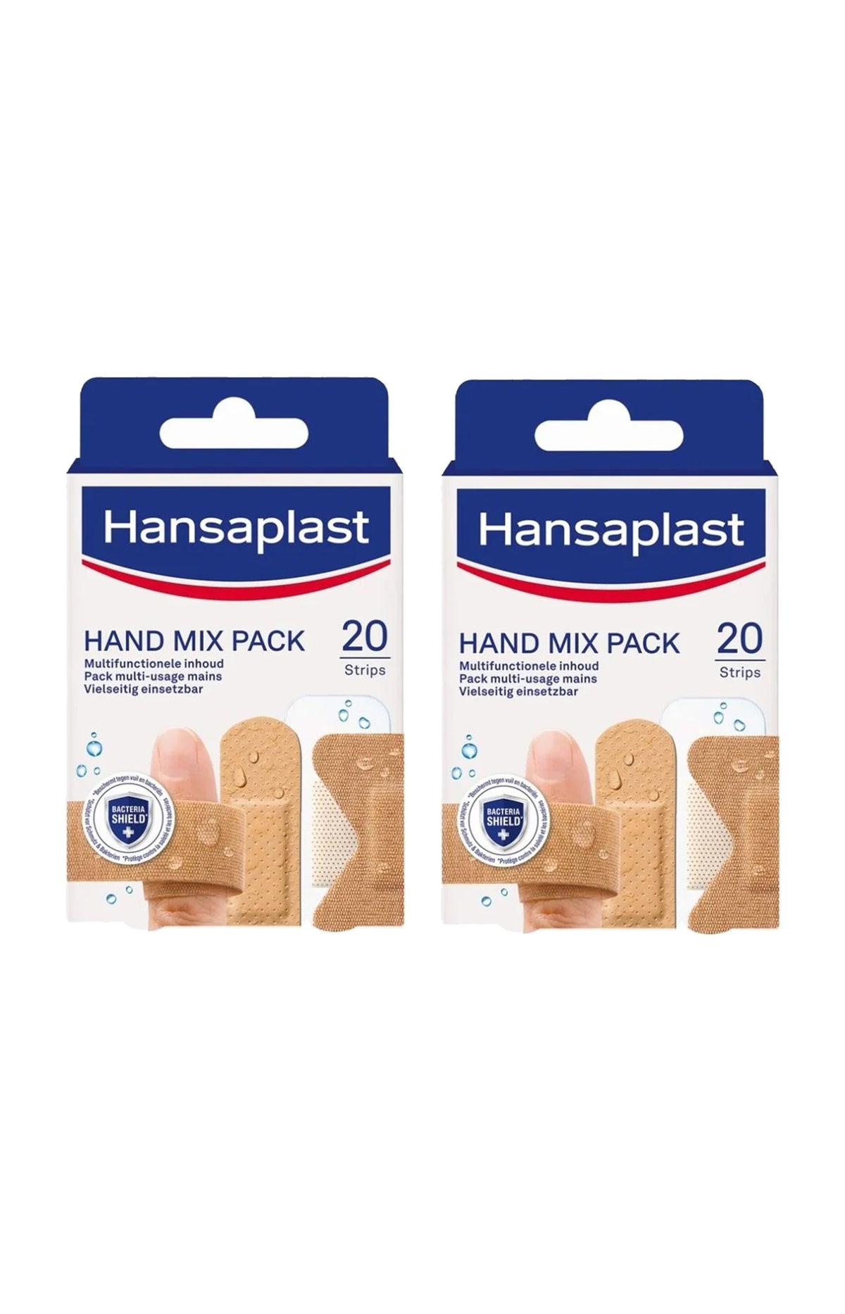 2 pansements multi-usage spécial mains - Waterproof - 20 unités