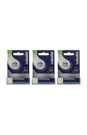 3 baumes à lèvres SPF 15 - Active for Men - Homme - 4,8 g