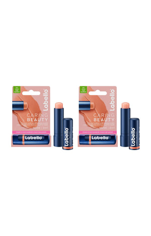 2 baumes à lèvres nude - Caring Beauty - 4,8 g
