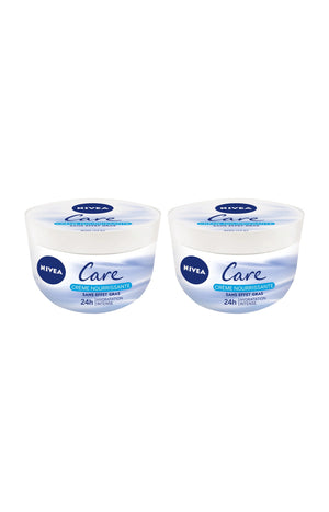 2 crèmes nourrissantes & hydratantes 24 h - Care - Visage & corps - 400 ml