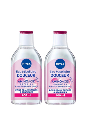 2 eaux micellaires démaquillantes - MicellAir - 400 ml