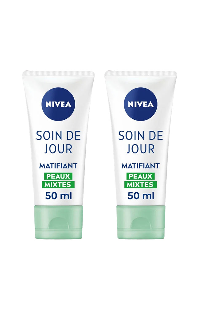 2 crèmes matifiantes & hydratantes 24 h - SPF 15 - Aloe Vera - 30 ml
