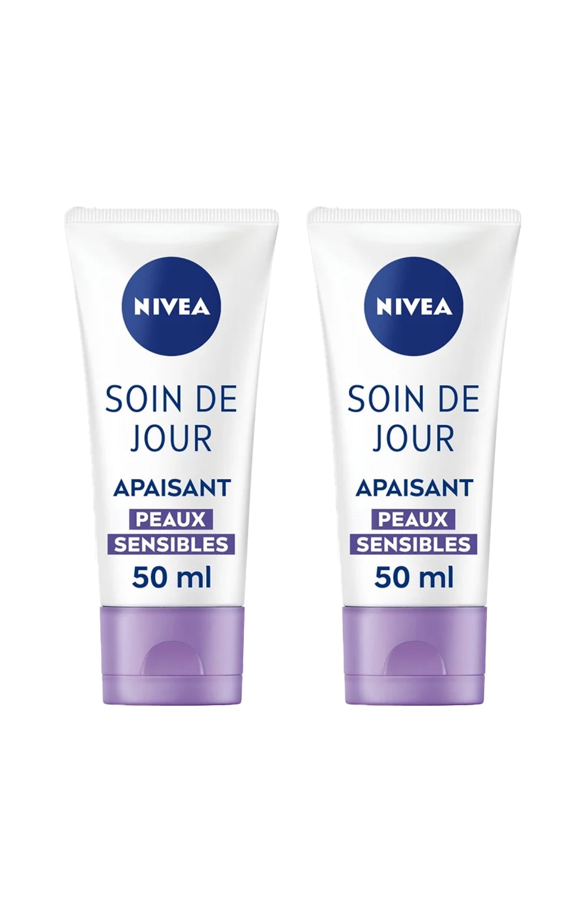 2 crèmes de jour apaisantes & hydratantes SPF 15 - Sensitive - 50 ml