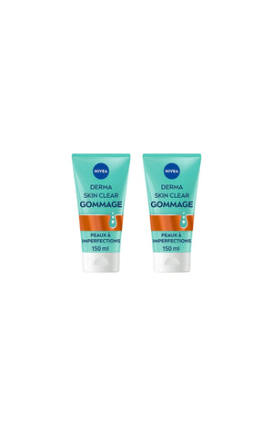 2 gommages purifiants - Derma Skin Clear - Peaux à imperfections - 150 ml