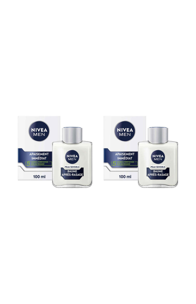 2 baumes après-rasage - Peaux sensibles - Homme - 100 ml