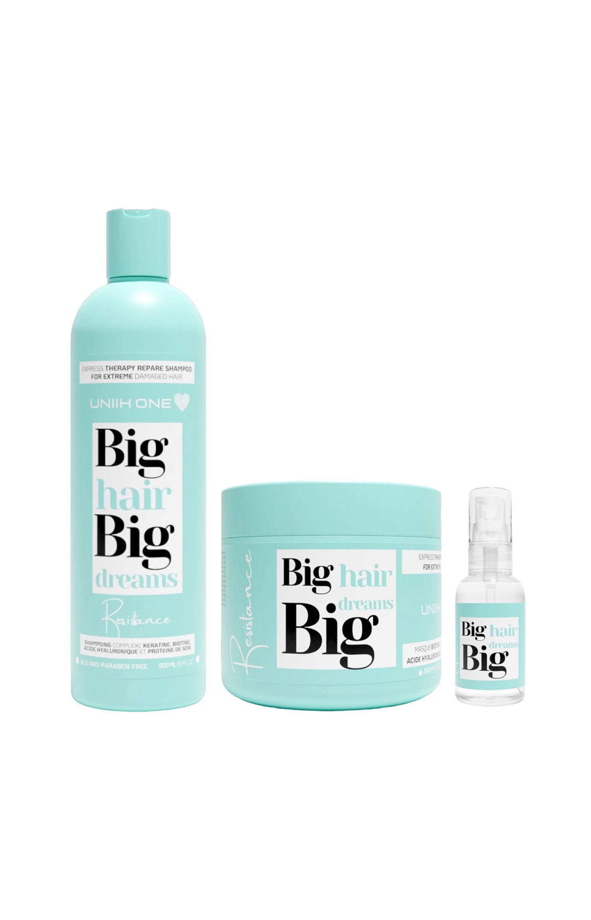 Routine nourrissante - Acide hyaluronique - Cheveux abîmés & fragilisés - 3 produits