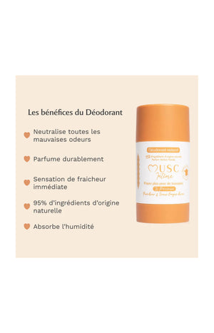 Déodorants - La précieuse - Amber Flower - 2 x 50 g