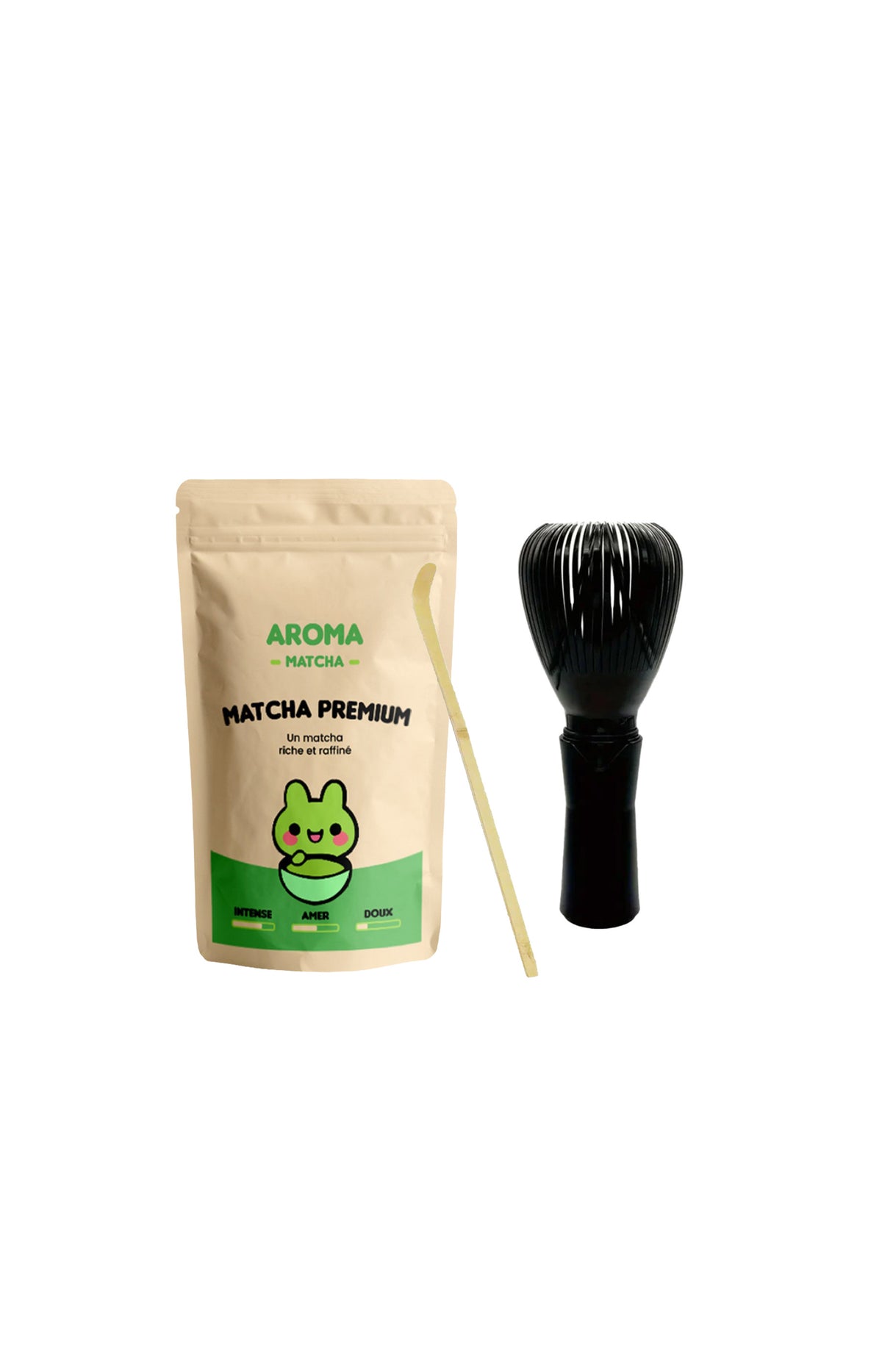Trio initiation au matcha - Matcha premium, fouet & cuillière dose
