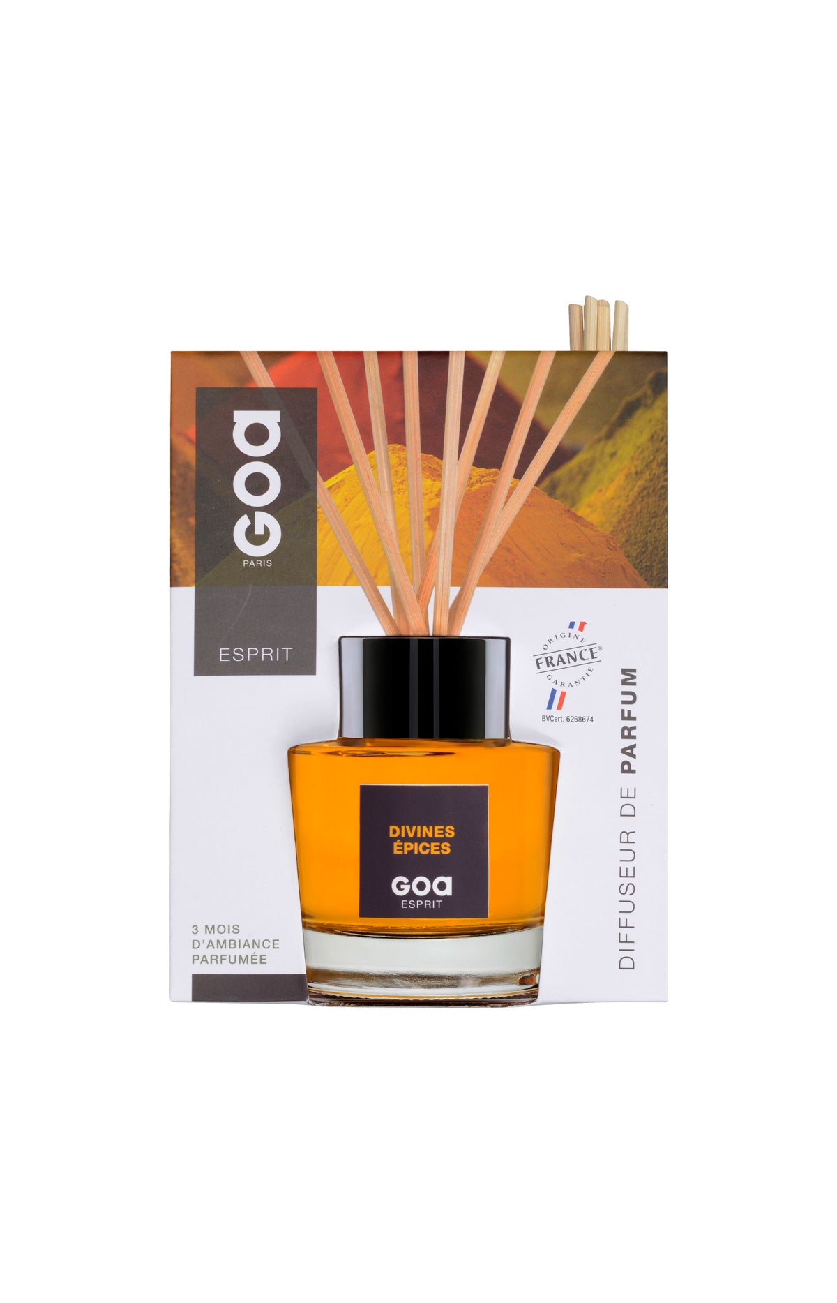 Bouquet parfumé Goatier Esprit - Divines épices - 200 ml