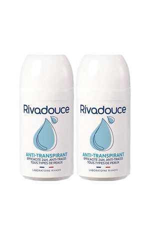 Déodorants billes bio - Peaux sensibles - 2 x 50 ml