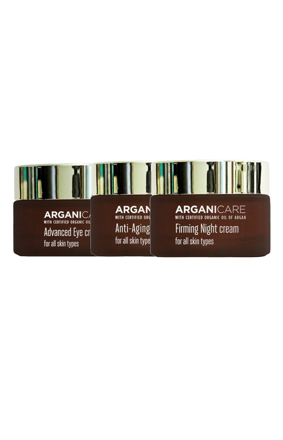 Routine anti-âge - Acide hyaluronique & argan - Peaux matures - Jour & nuit - 3 produits