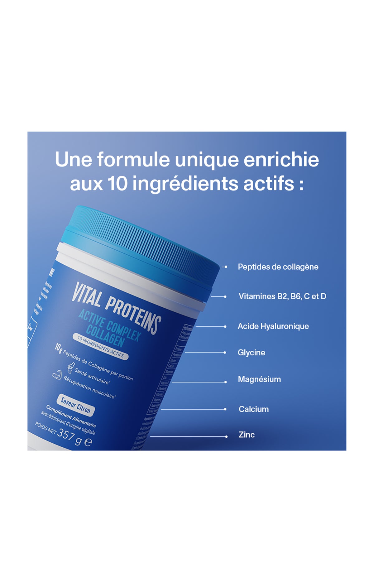 Collagènes active complex - 2 x 357 g
