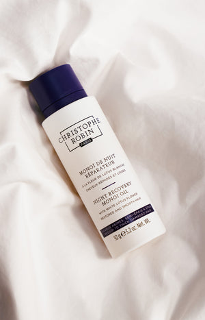 Monoï de nuit réparateur - Fleur de lotus blanche - 92 g