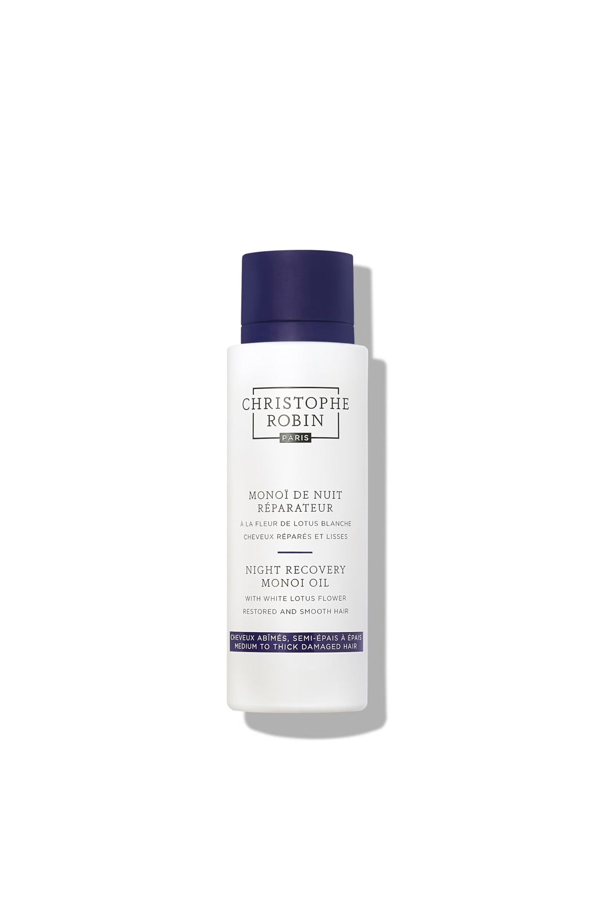 Monoï de nuit réparateur - Fleur de lotus blanche - 92 g