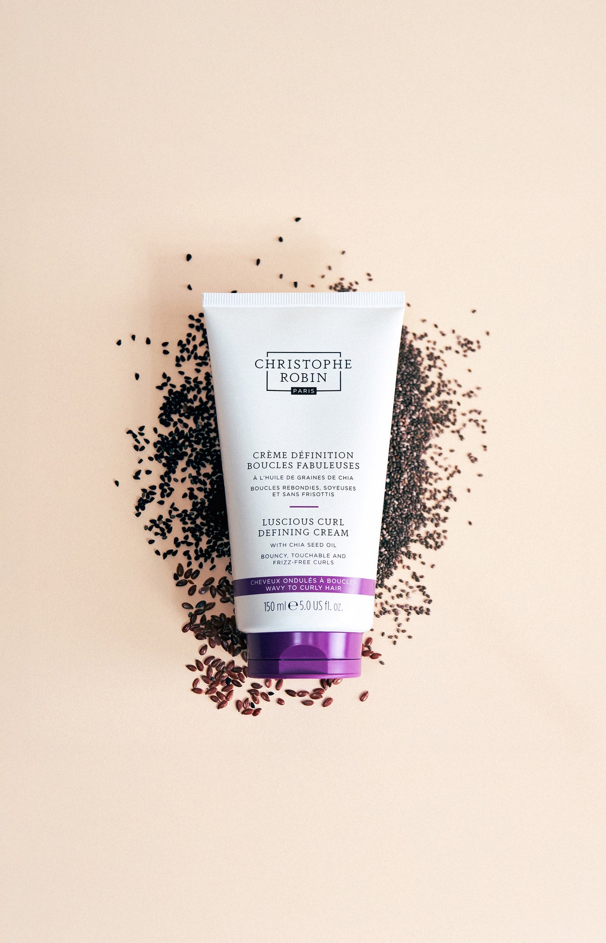 Crème définition des boucles - Huiles de graines de chia - 150 ml