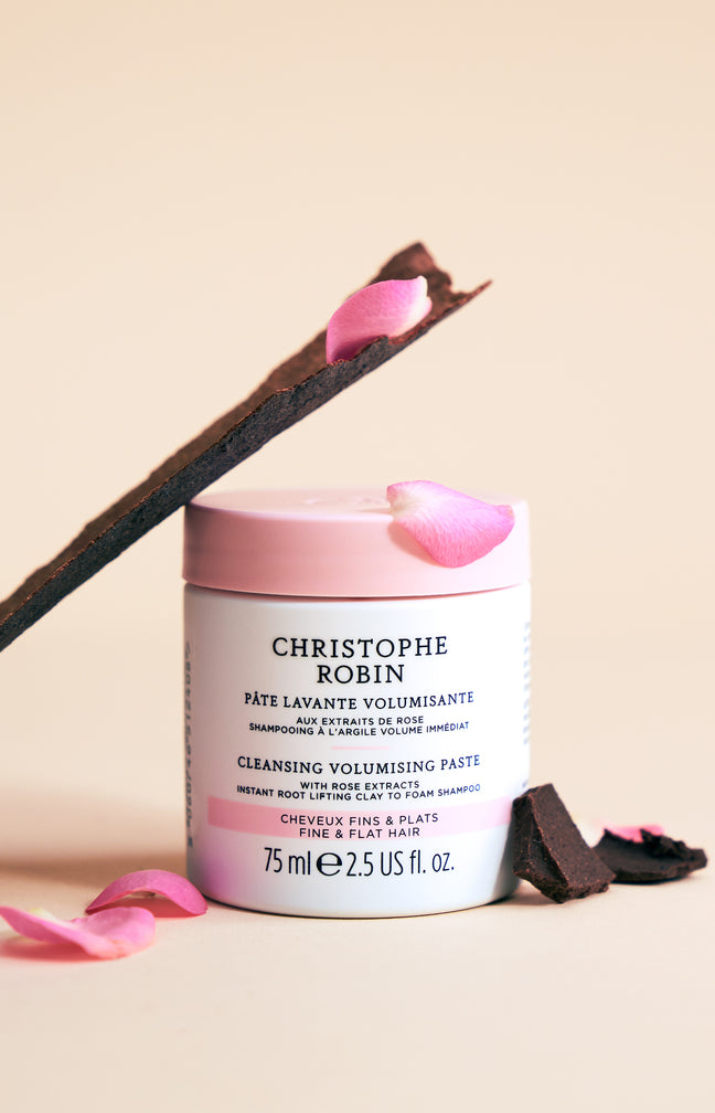 Pâte lavante volumisante - Extraits de rose - 75 ml